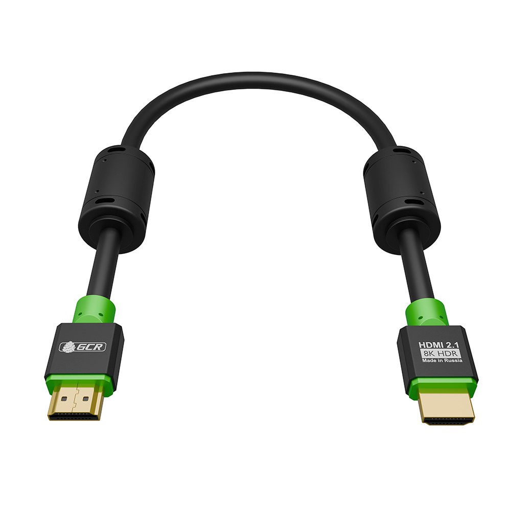 GCR PRO Кабель PROF HDMI 2.1 ферриты 3Х экран UHD 8K 60Hz 48 Гбит